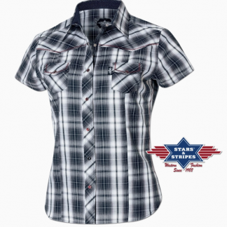 Kurzarm - Westernbluse "Larissa"