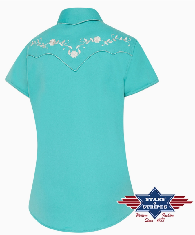 Kurzarm - Westernbluse "Avery" – Bild 2