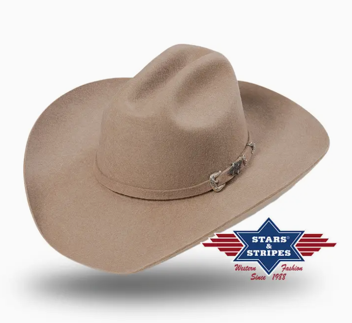 Filzhut "Houston Sand" Premium