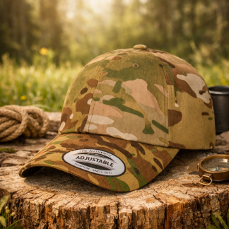 Low Profile Cotton Cap "Camouflage"
