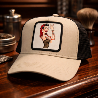 Trucker Cap "Rockabilly‑Pin‑up‑Lady"