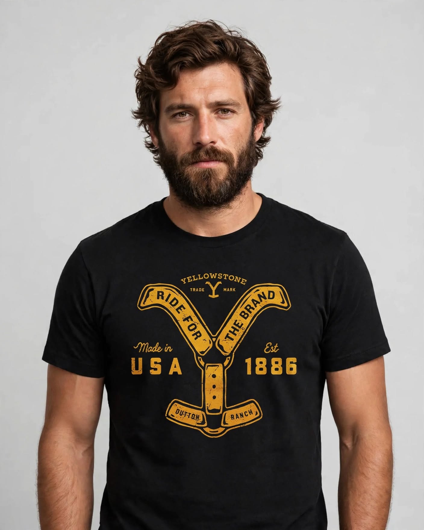 T-Shirt "RIDE FOR THE BRAND" Yellowstone – Bild 2