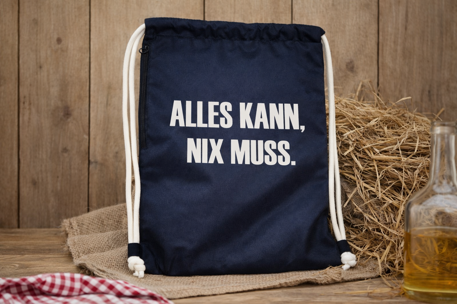 🖤Alles Kann, Nix Muss – Hessen  Gymsac  Schwarz
