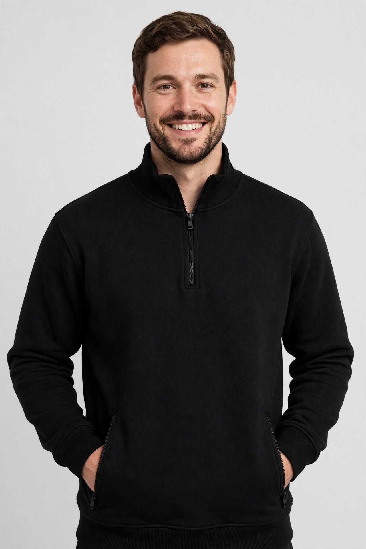 Half Zip Sweatshirt – Bild 2