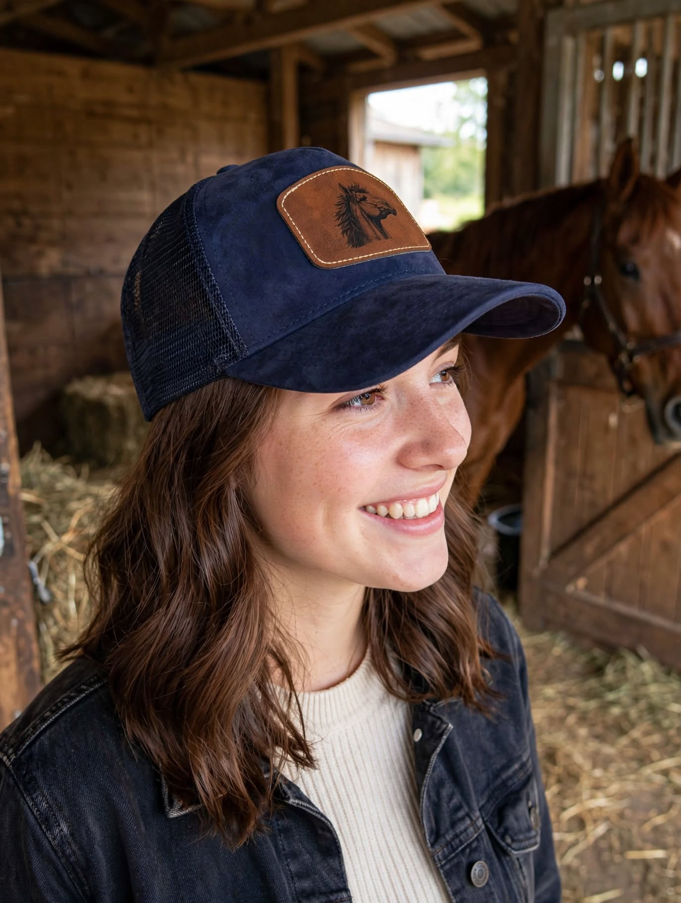 NILSON`S "Wild Spirit" Suede Trucker Cap – Bild 2