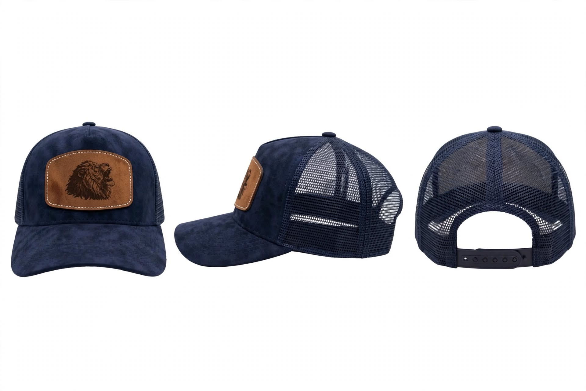 NILSON`S "The Lion" Suede Trucker Cap – Bild 2