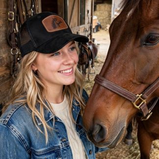 NILSON`S "Wild Spirit" Suede Trucker Cap