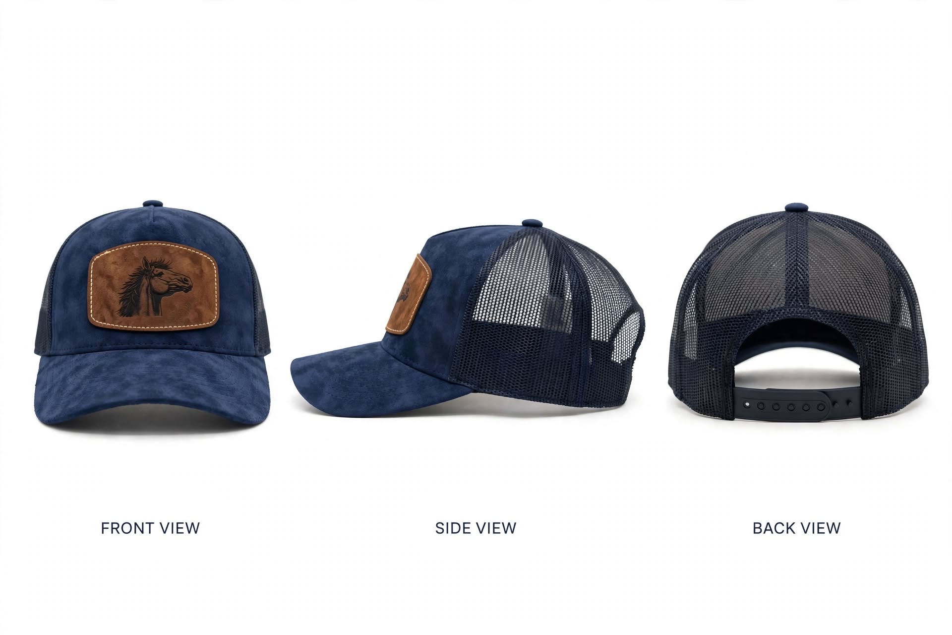 NILSON`S "Wild Spirit" Suede Trucker Cap – Bild 3