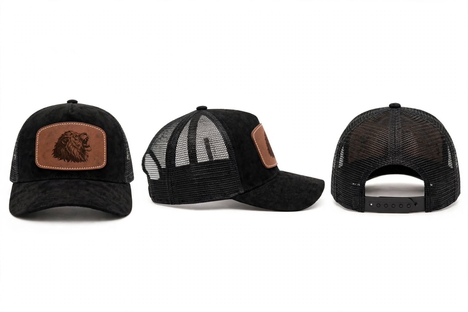NILSON`S "The Lion" Suede Trucker Cap – Bild 3