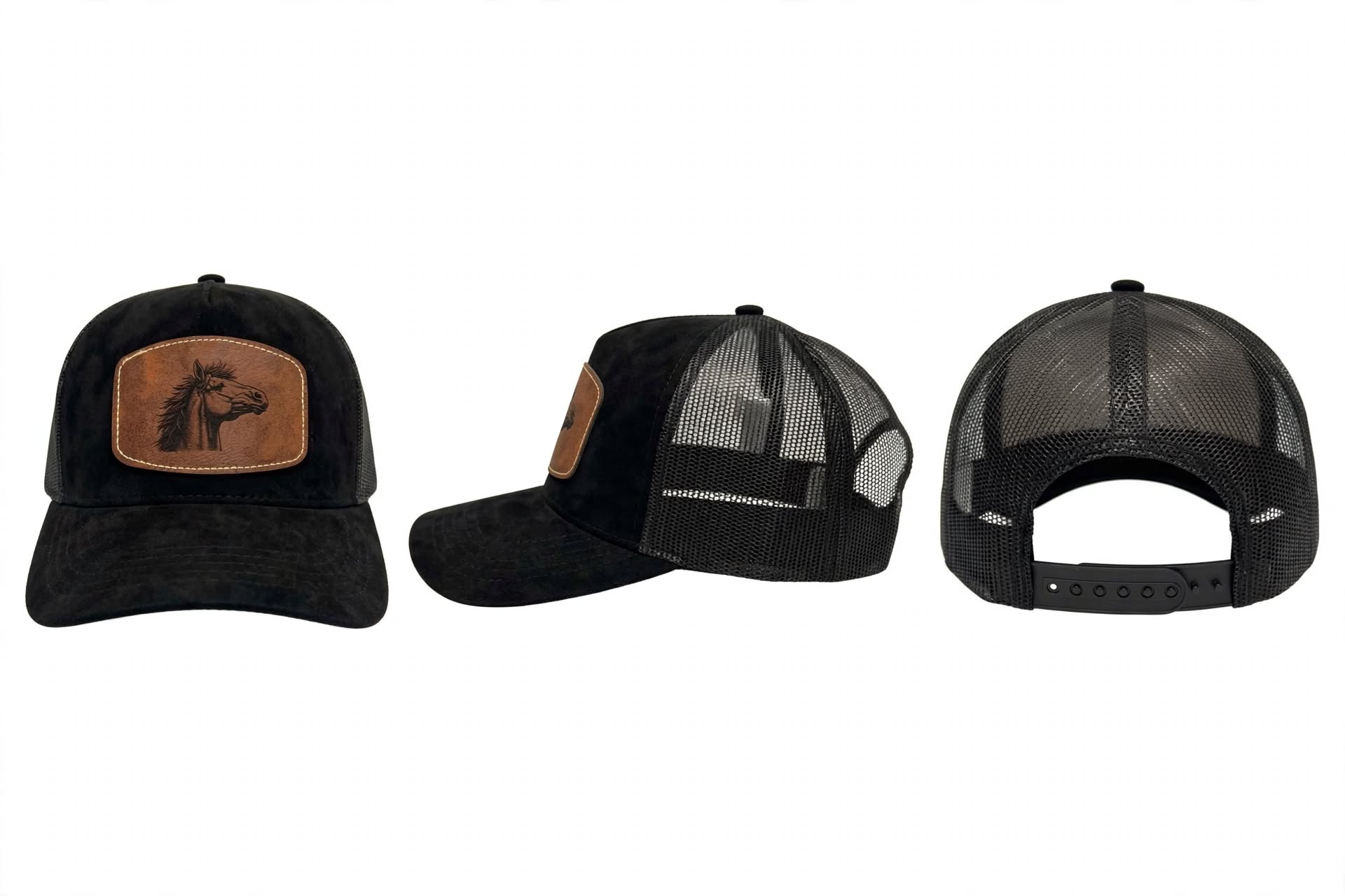 NILSON`S "Wild Spirit" Suede Trucker Cap – Bild 4