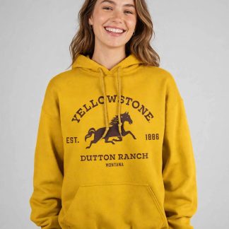 YELLOWSTONE - Dutton Ranch Hoodie - Gold