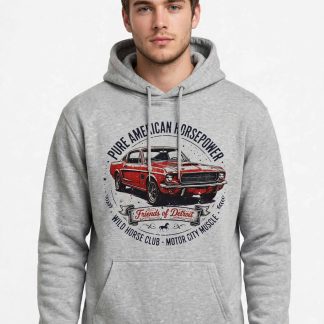 Hoodie "PURE AMERICAN HORSEPOWER"